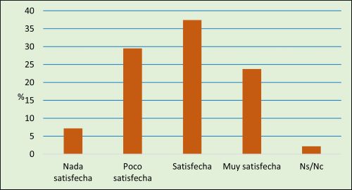 Fig. 25 Nivel de satisfacion con la ayuda recibida